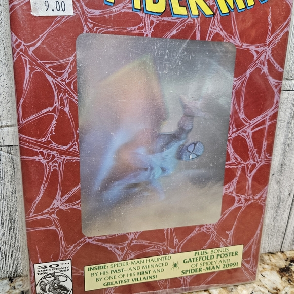 The Amazing Spider-Man #365 Super-Sized 30th Anniversary Issue Marvel RED - Picture 4 of 7